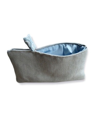 Bag in Bag, Necessaire Sand in aqua Rückseite