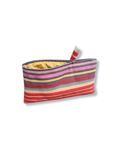 Bag in Bag, Necessaire Bunt gestreift rot Vorderseite