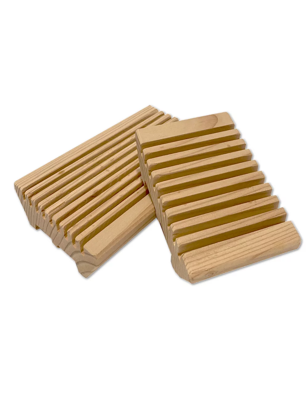 Seifenschale aus Schweizer Lärchen-Holz - 2 Grössen