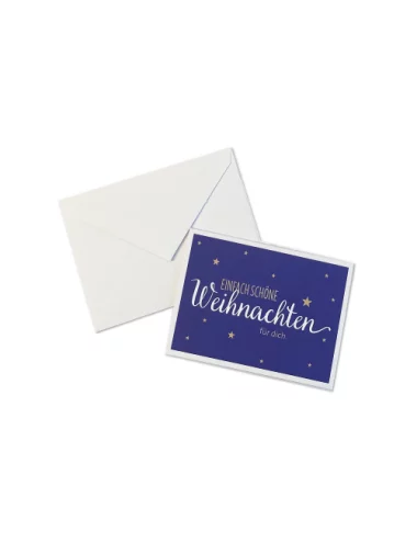 Weihnachtskarte & Spruchkarte "Weihnachten" mit Couvert