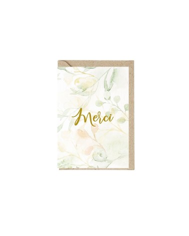 Glückwunsch- & Grusskarte - "Merci"