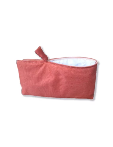 Bag in Bag, Necessaire - Bandeau dentelle rostrot Rückseite