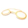 Kaffeeset & Teeset Tablett aus Gips- Dekorservice, Schmuckschale & Untersetzer gold