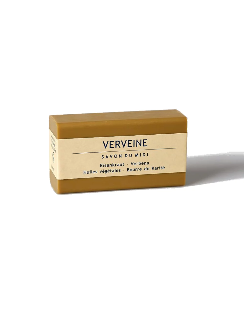 Bio-Seife Hand- & Duschseife mit Karité-Butter vegan - Verveine (Eisenkraut) - mit Verpackung
