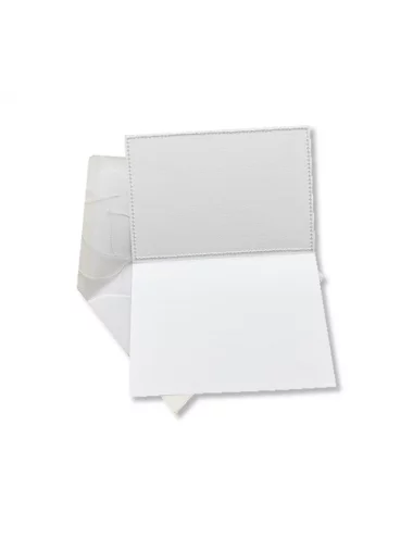 Glückwunsch-Karte & Grusskarte genäht - zwei Engel