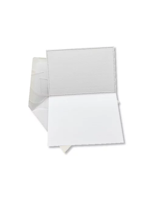 Glückwunsch-Karte & Grusskarte genäht - zwei Engel