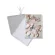 Glückwunsch- & Gruss Karte genäht - 3D Blüten rosé
