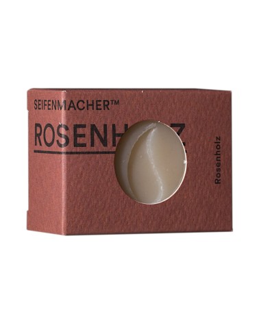 Rosenholz Männerseife, Gesichtseife, Duschseife & All-in-One Naturseife - Schweizer Seife vegan