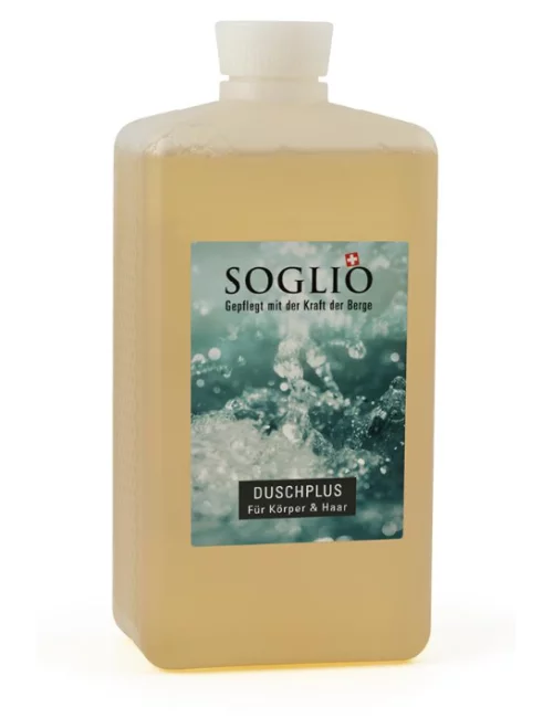 Duschplus Körperpflege Duschgel & Shampoo - Flüssigseife vegan Nachfüllung Familienpackung