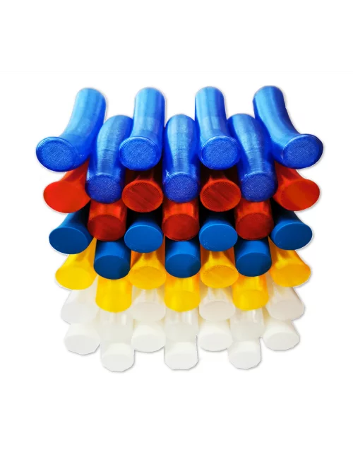 Seifenschale aus Kunststoff - Noodles in verschiedenen Farben