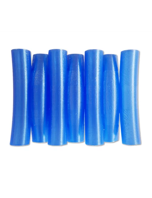 Seifenschale aus Kunststoff - Noodles in hellblau ohne Seifen illustriert