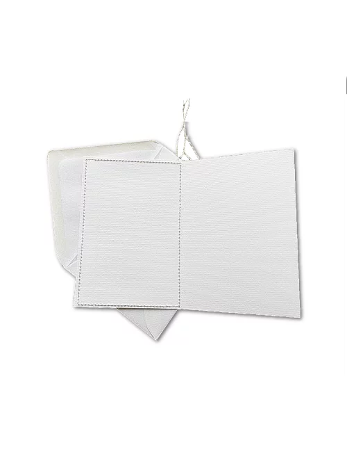 Glückwunsch- & Gruss Karte genäht - La Lieutenance Innenseite