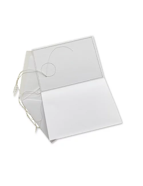 Glückwunsch- & Gruss Karte genäht - Strandkugeln Innenseite