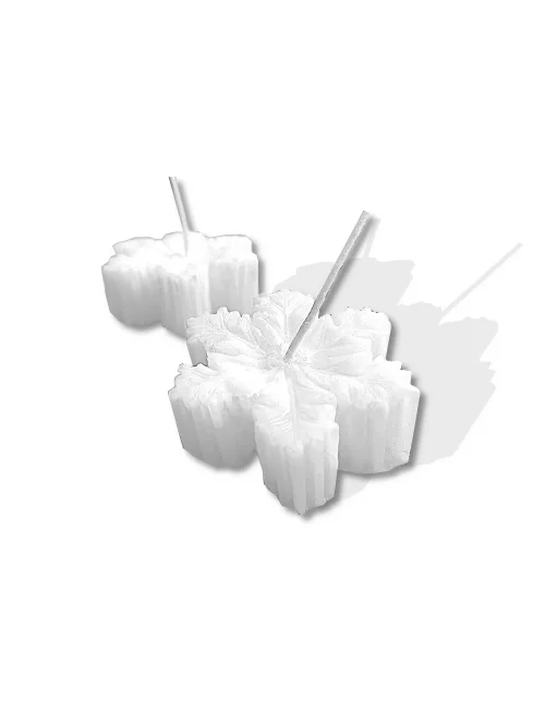  leicht goldene Nachhaltig-Kerze & Dekor-Kerze - Bild 1