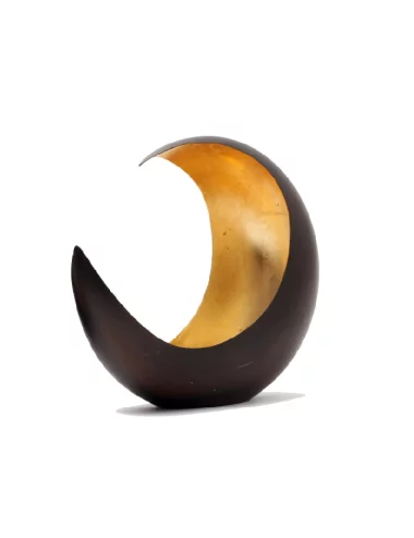 Teelicht & Goldlicht - Teelichschale Luna bronze-gold 15 cm