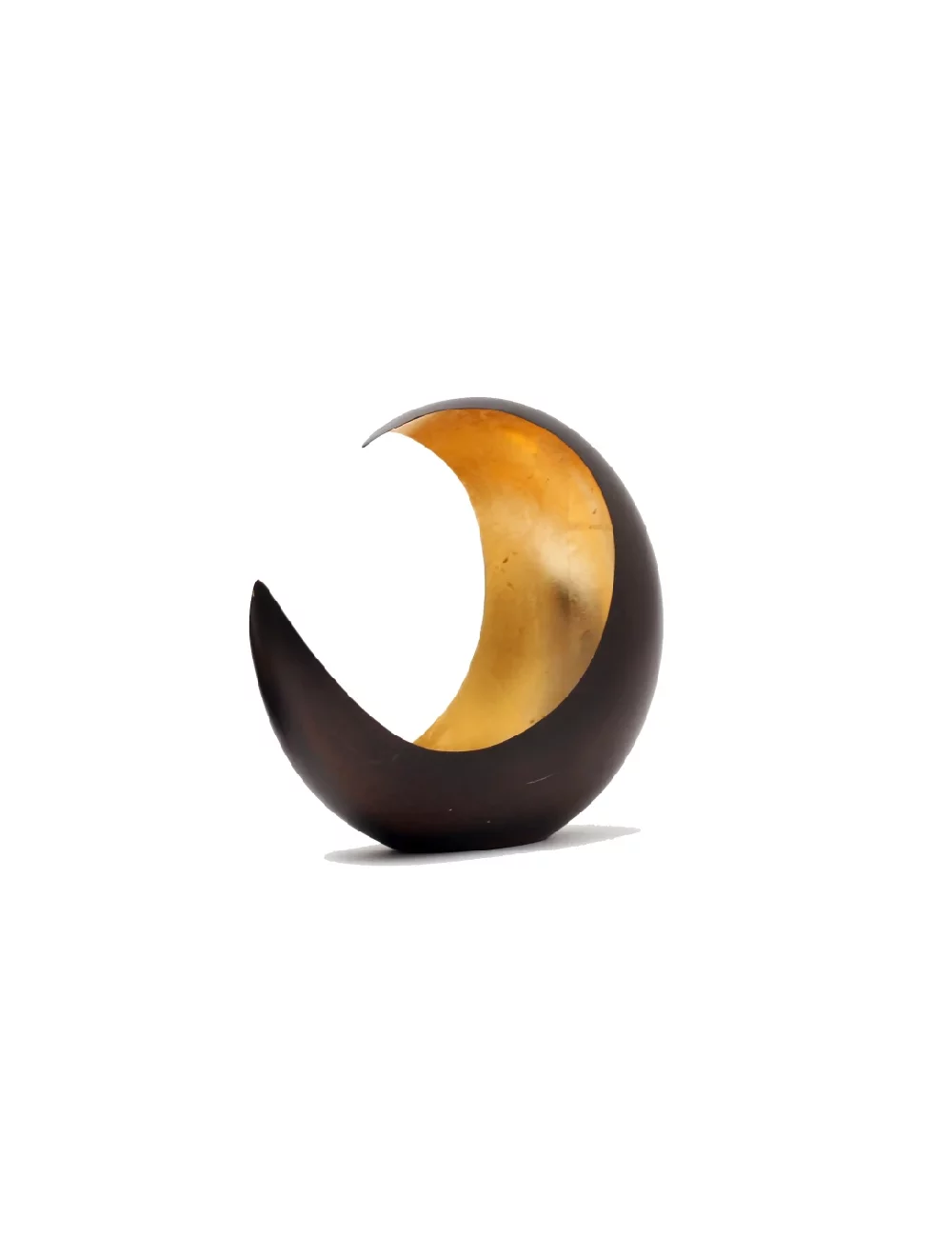 Teelicht & Goldlicht - Teelichschale Luna bronze-gold 15 cm
