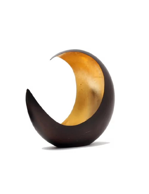 Teelicht & Goldlicht - Teelichschale Luna bronze-gold 15 cm