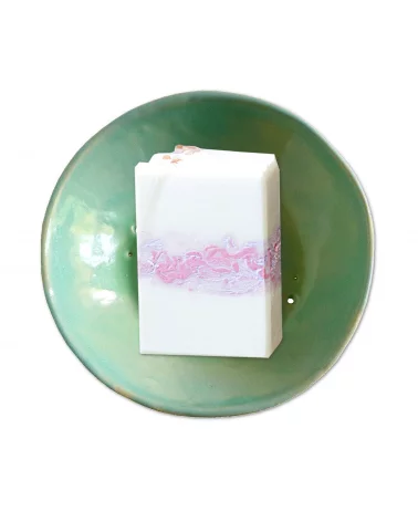 Stehlampe aus Alpthaler Holz mit Rückwand und LED-Leuchte - ausgeschaltet 2. Bild