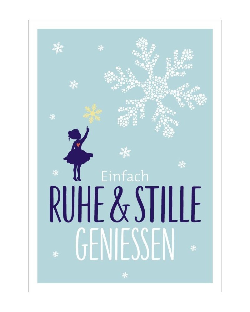 Postkarte & Spruchkarte "Ruhe & Stille"