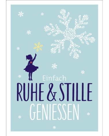 Postkarte & Spruchkarte "Ruhe & Stille"